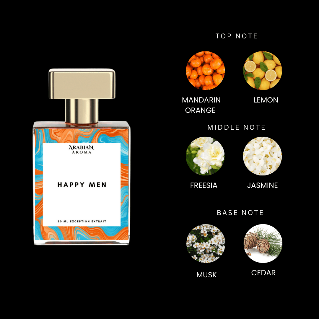 Happy Men By Arabian Aroma