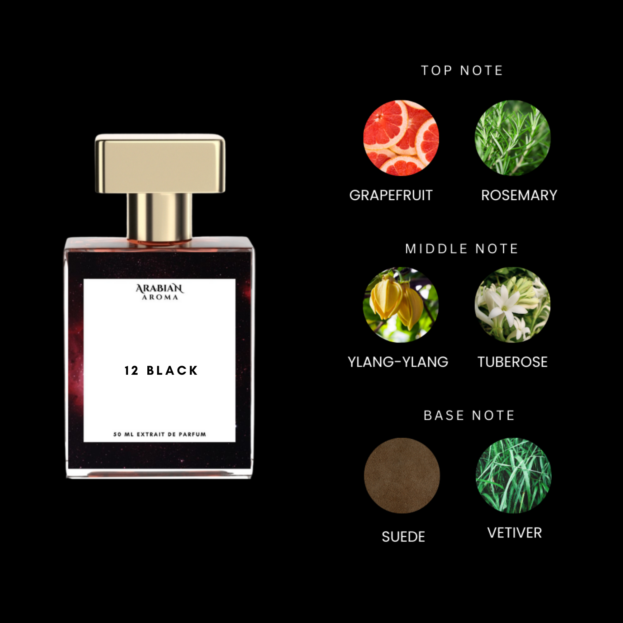 12 Black By Arabian Aroma