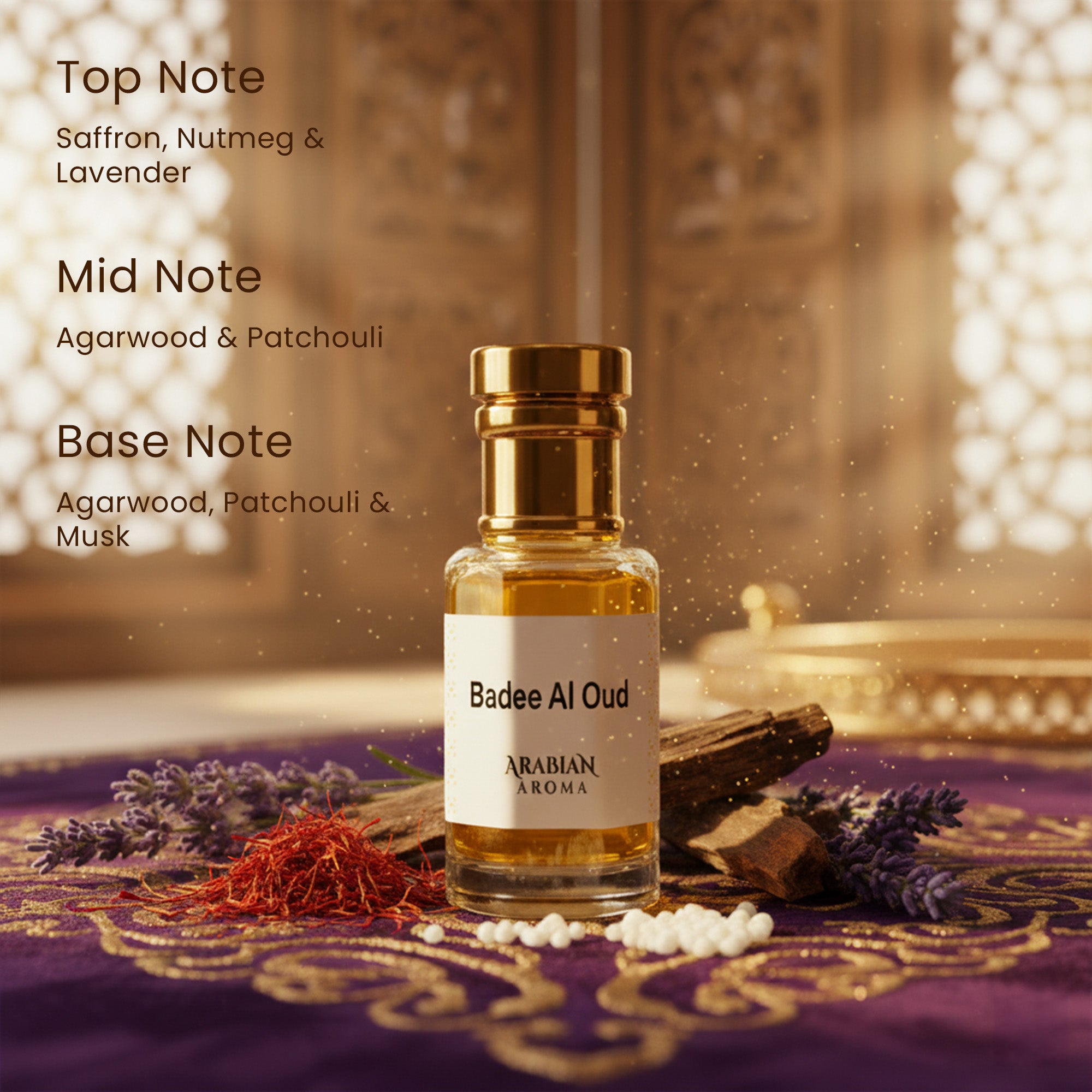 Badee Al Oud - Amber Oud - Mukhalat Al Badal Attar Set