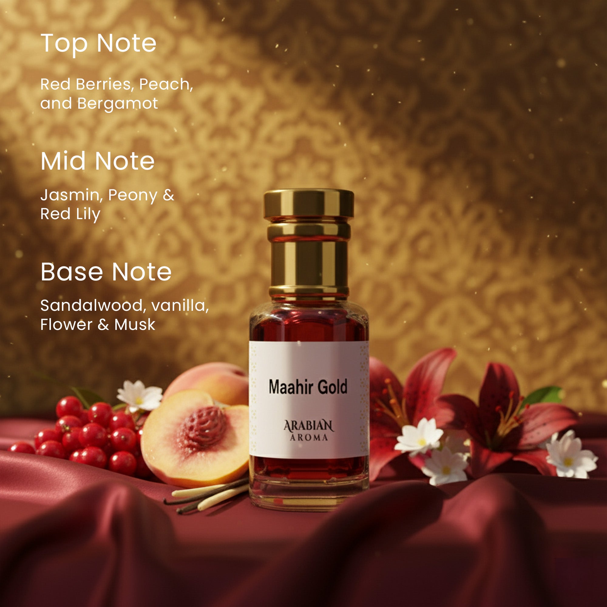 Bin Sikh - Amber Oud - Mahir Gold Attar Set