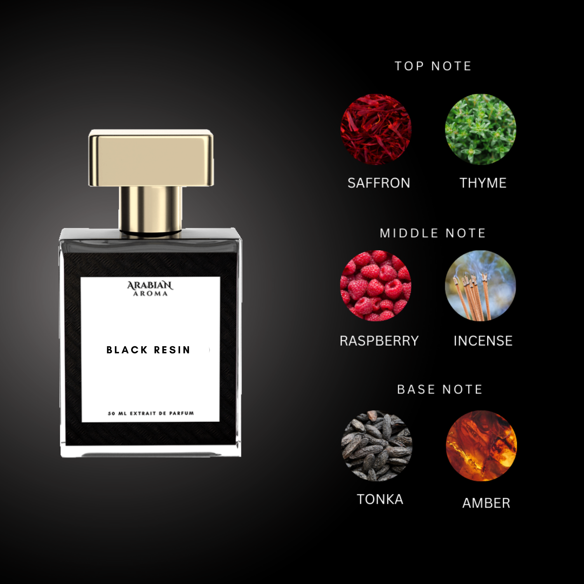 Arabian Aroma Black Resin
