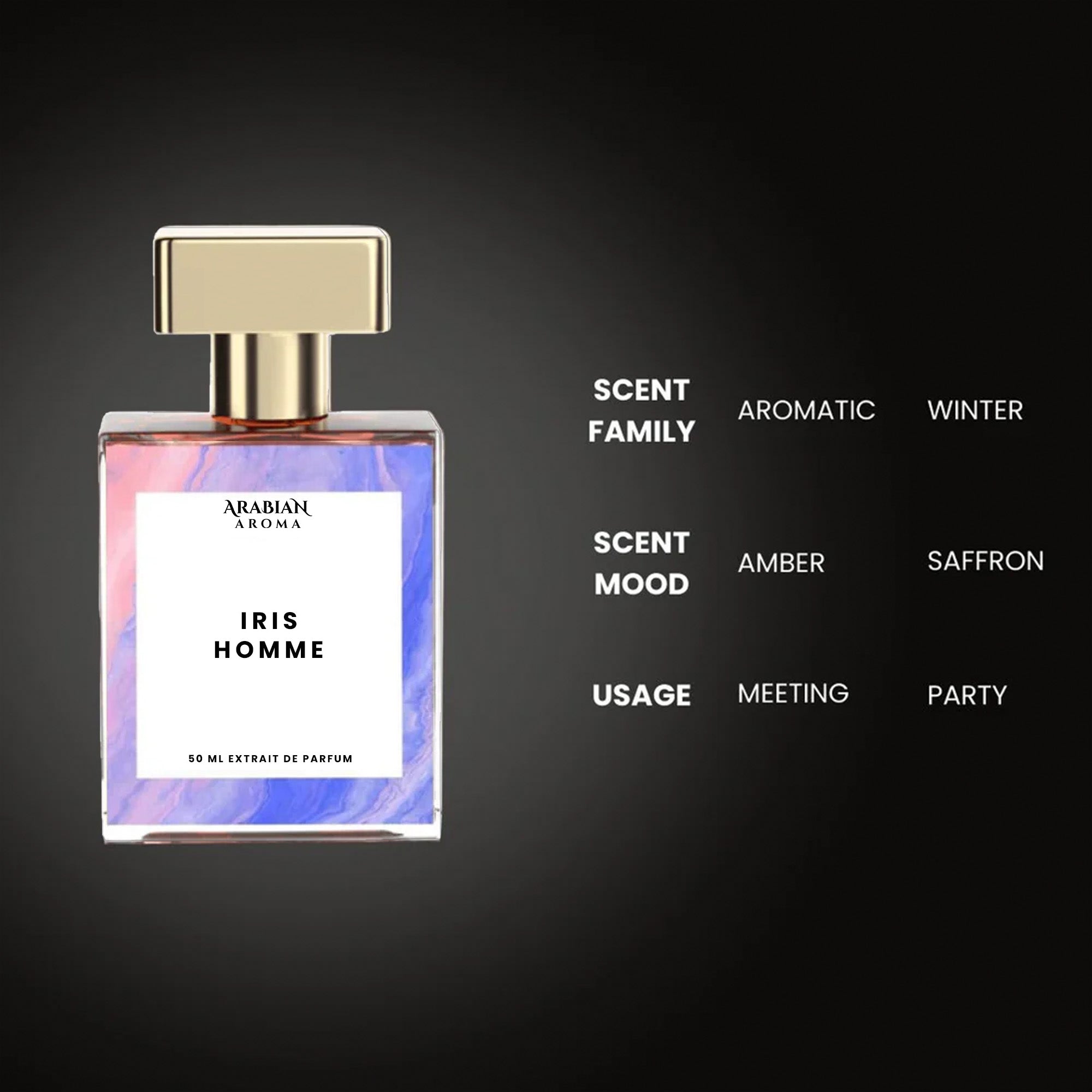 Iris homme By Arabian Aroma