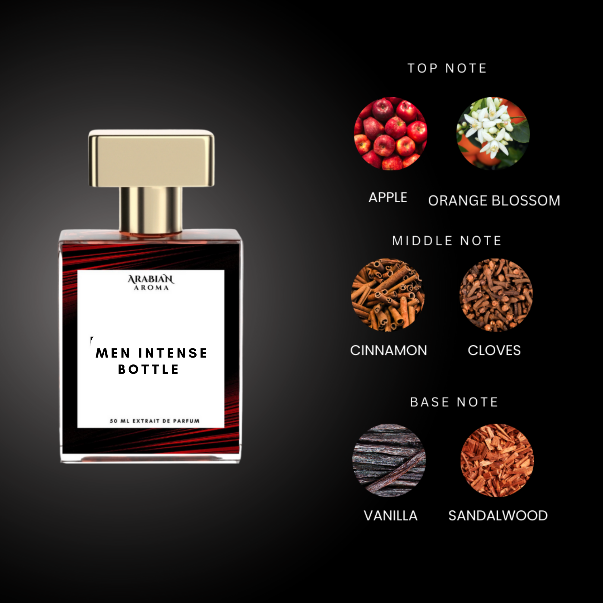 Men Intense Bottle By Arabian Aroma