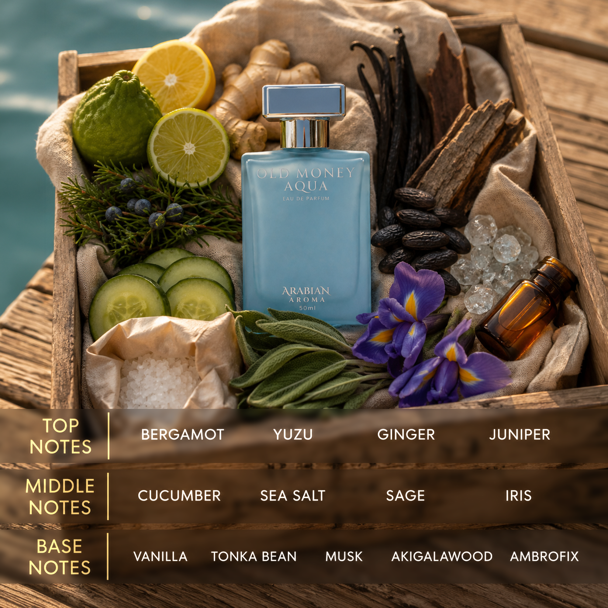 Old Money Aqua By Arabian Aroma