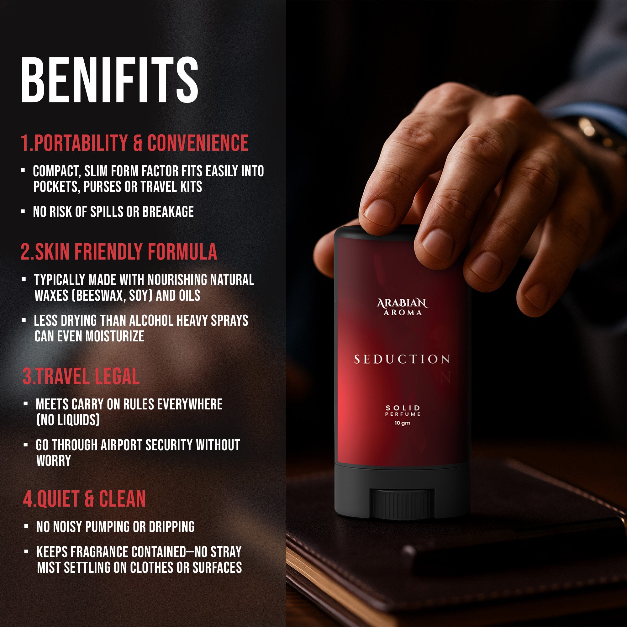 Seduction Solid Perfume Men