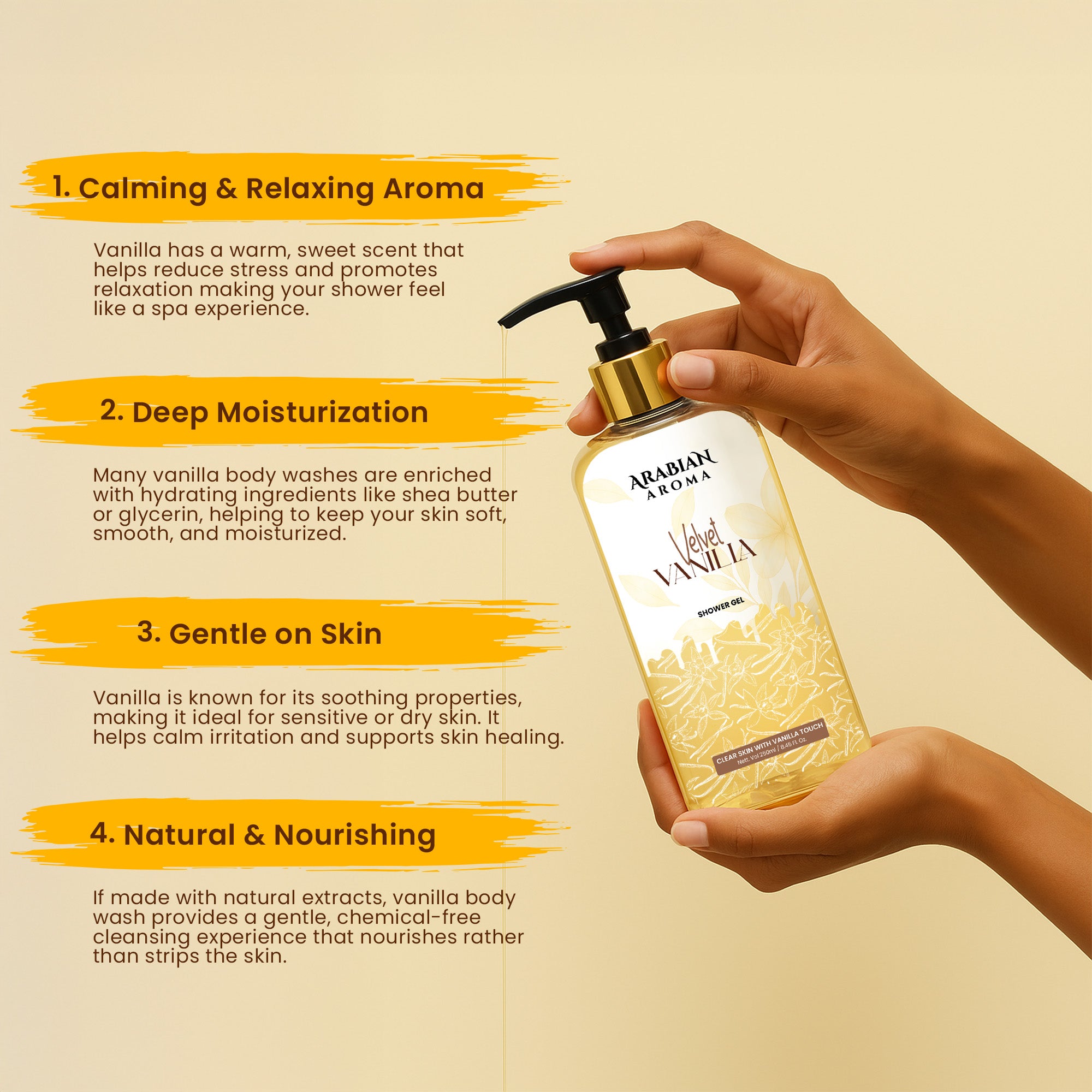 VELVET VANILLA SHOWER GEL