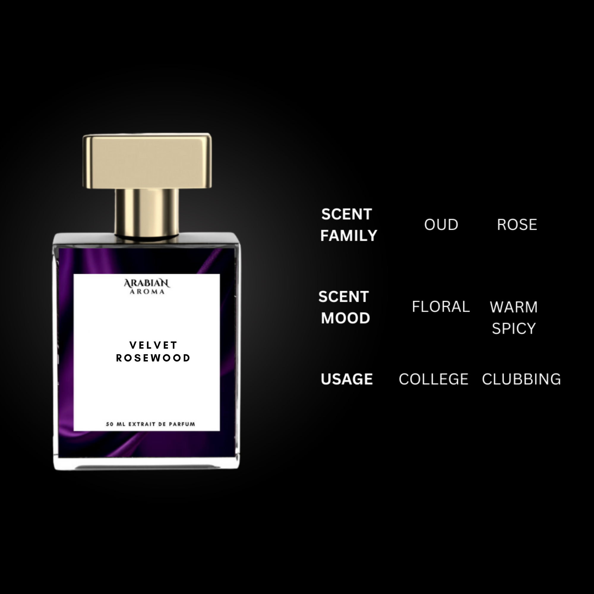 Velvet Rosewood By Arabian Aroma