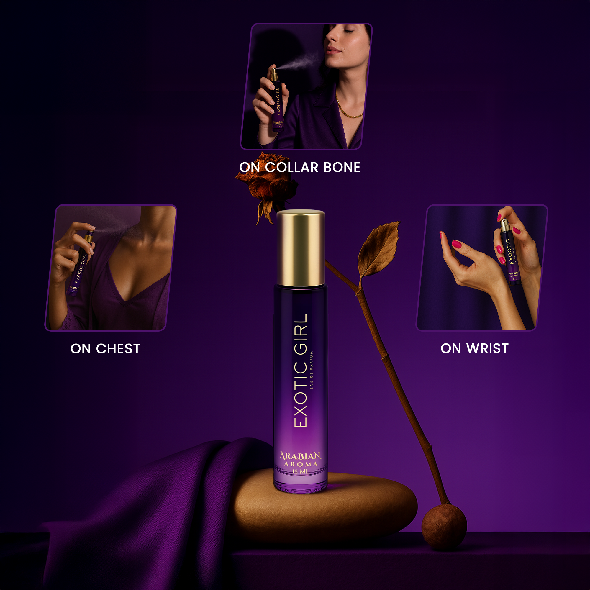 Perfume Gift Set for Her | Pack of 3 (18ml Perfume)