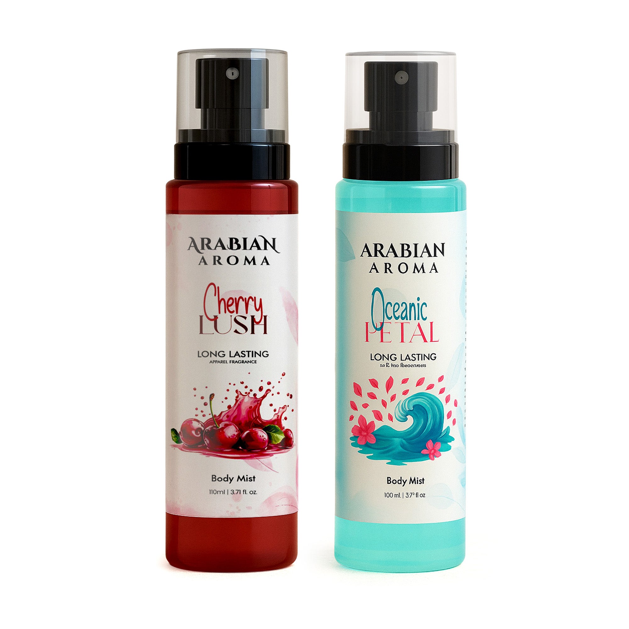 Cherry Lush & Oceanic Petal Body Mist Combo