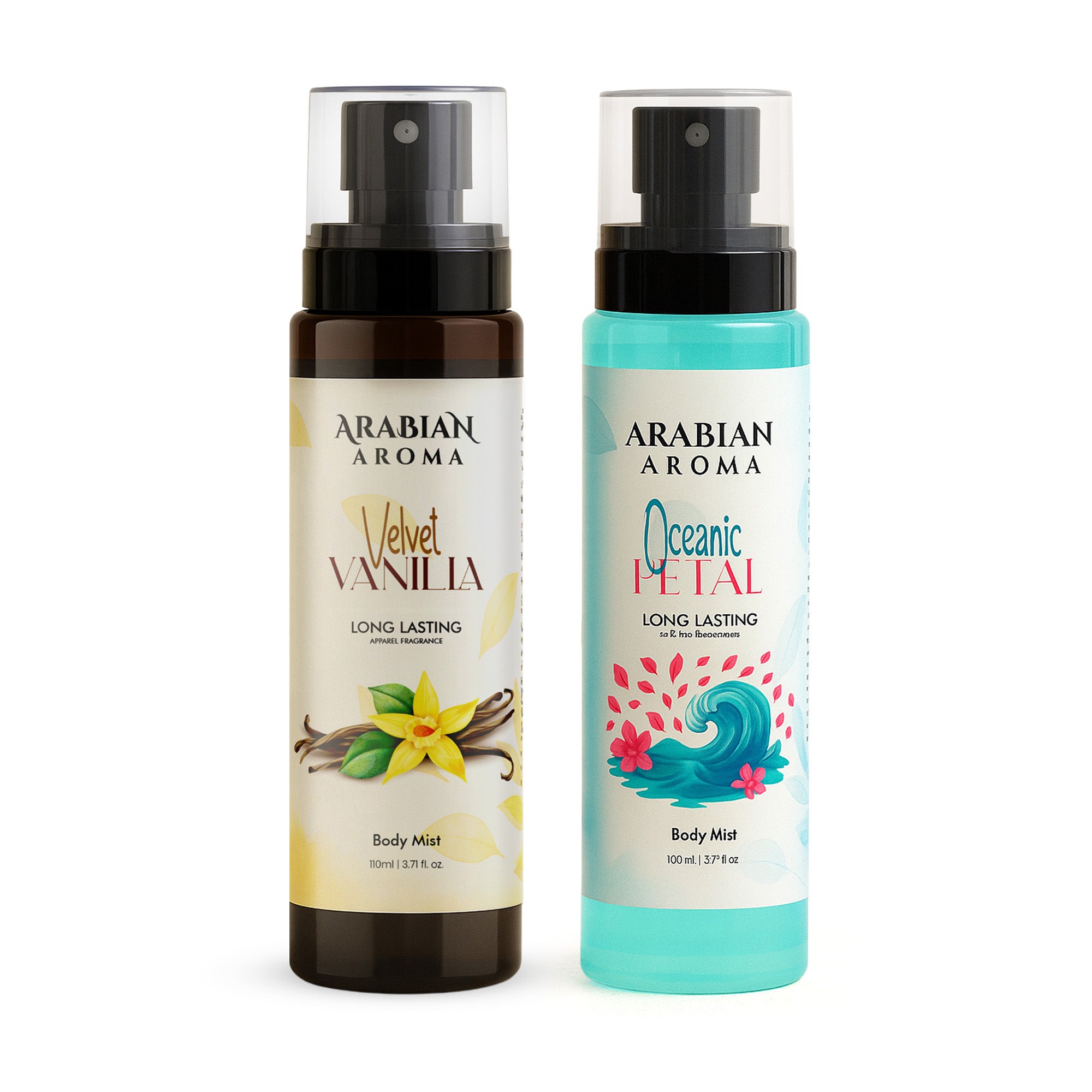Oceanic Petal and Velvet Vanilla Body Mist Combo