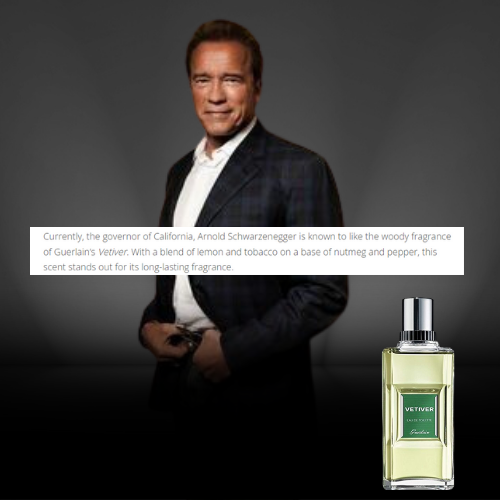 Arnold Schwarzenegger Perfume