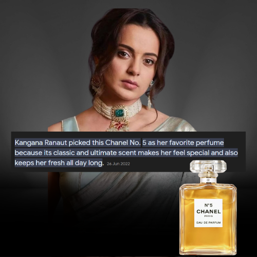 Kangana Ranaut Perfume