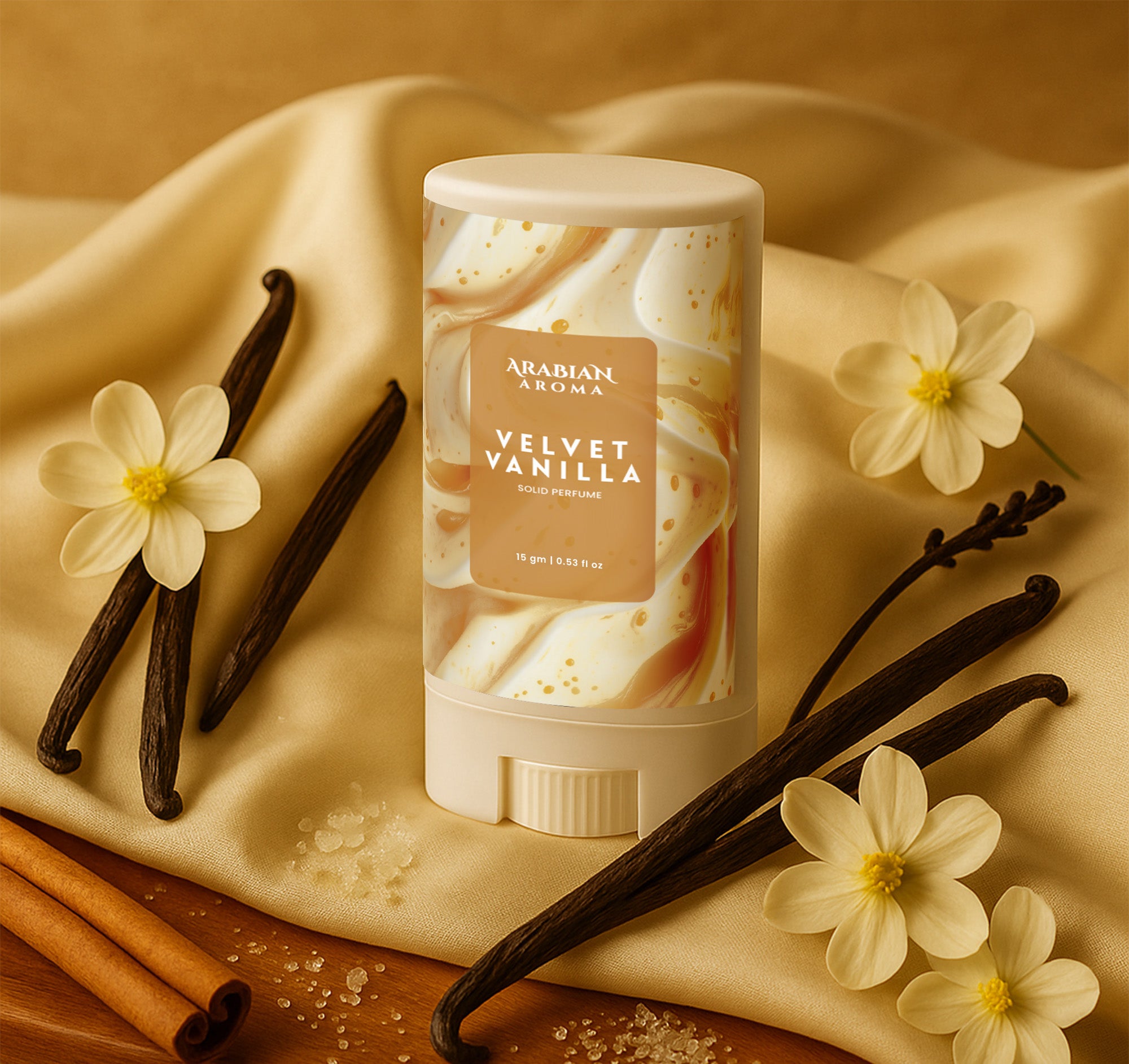 Velvet Vanilla Solid Perfume Gel