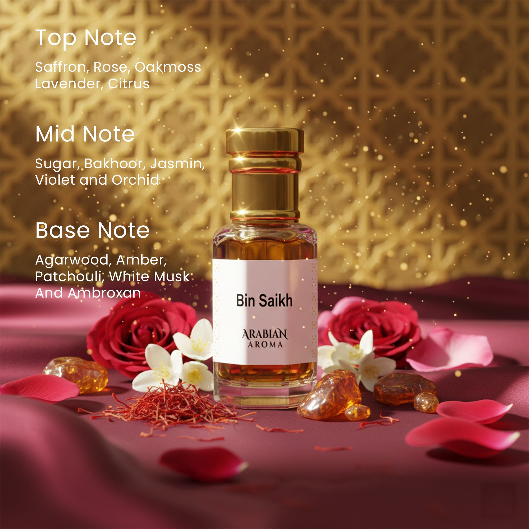 Bin Sikh - Amber Oud - Mahir Gold Attar Set