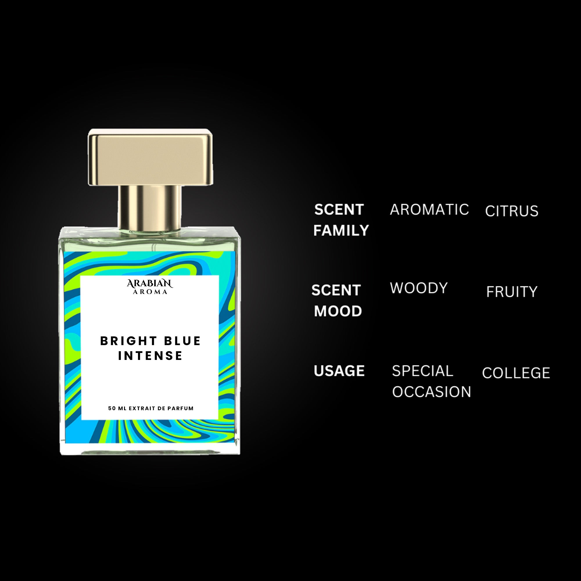 Bright Blue Intense By Arabian Aroma