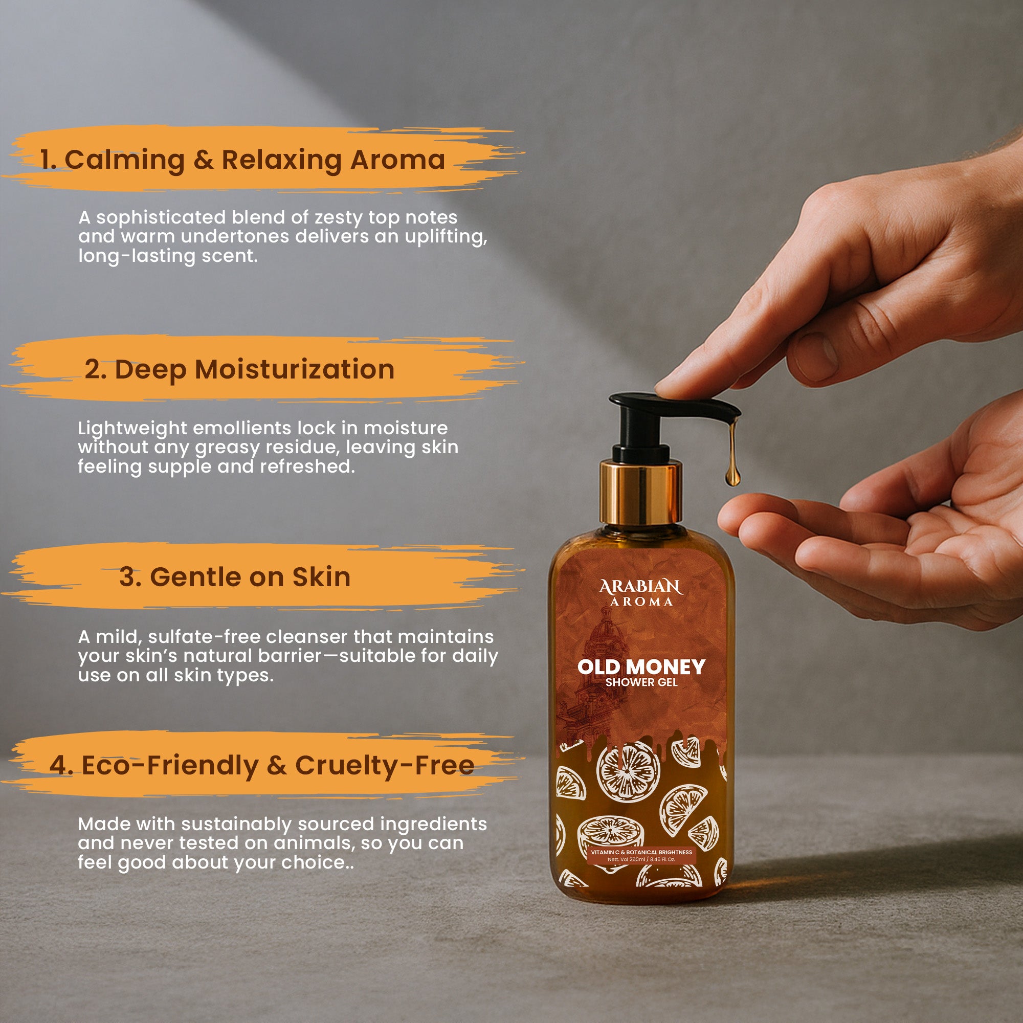 OLD MONEY SHOWER GEL