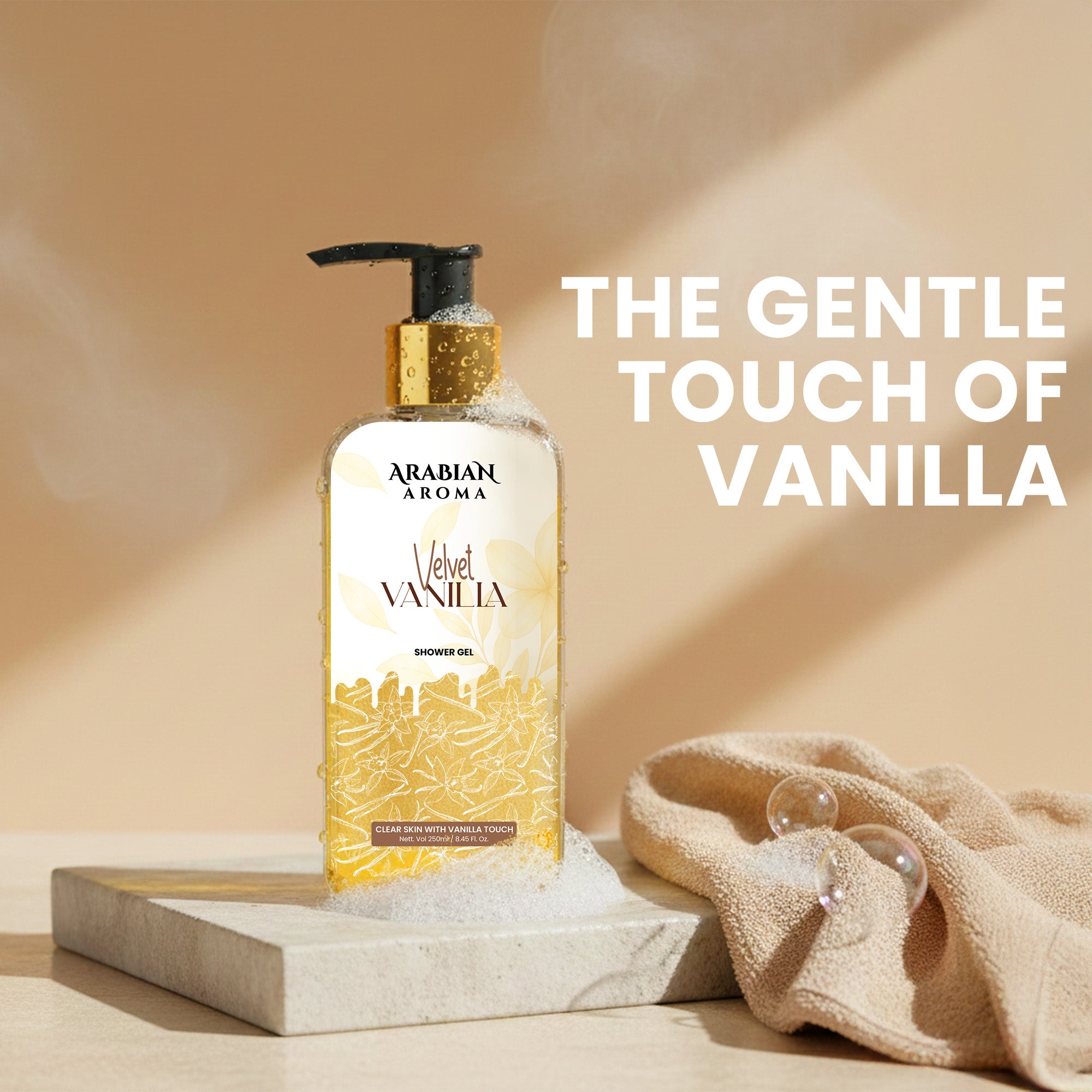The gentile touch of vanilla