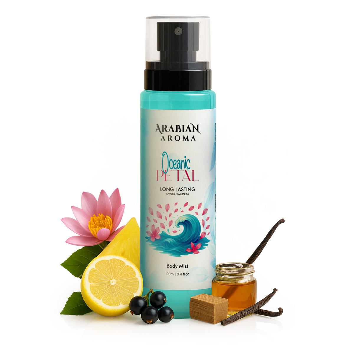 Oceanic Petal Body Mist For Women | Fresh & Floral Body Spray | Arabian ...