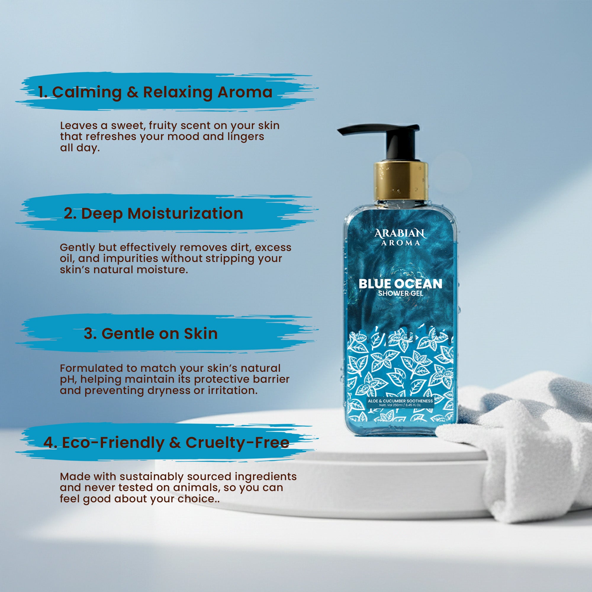 BLUE OCEAN SHOWER GEL