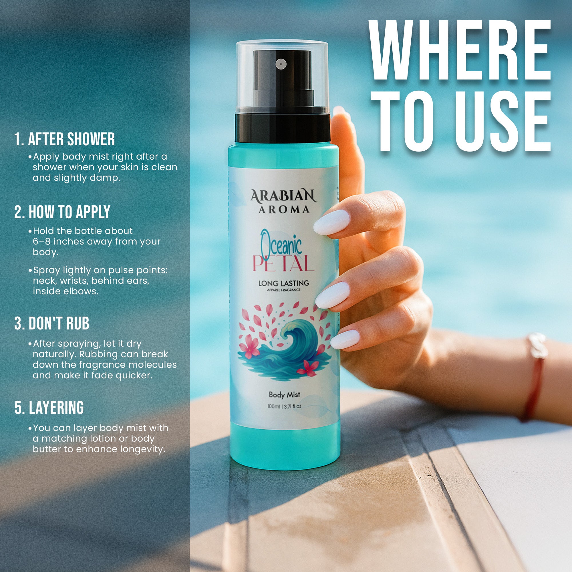 Cherry Lush & Oceanic Petal Body Mist Combo